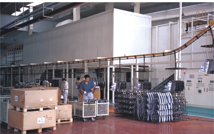 自行（háng）車配件塗裝線